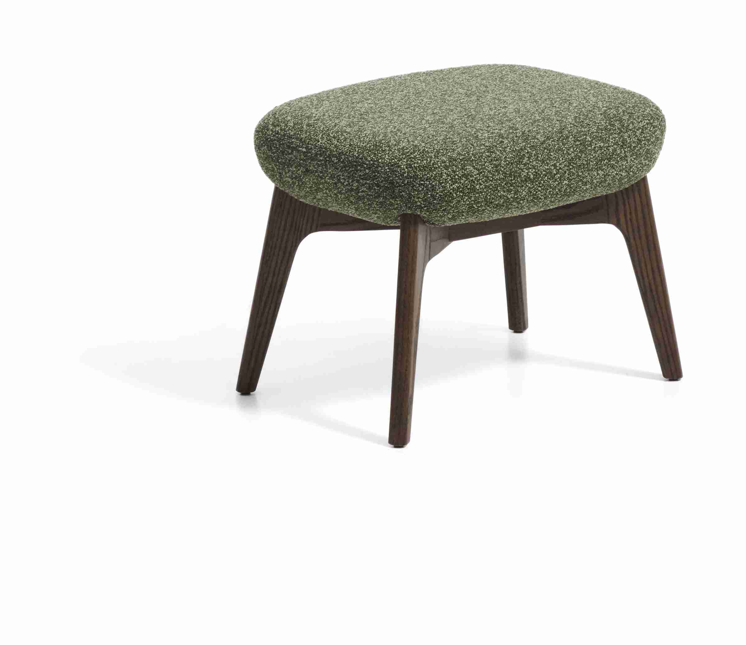 Kave Home Hocker Adiran Chenille - Mosgroen