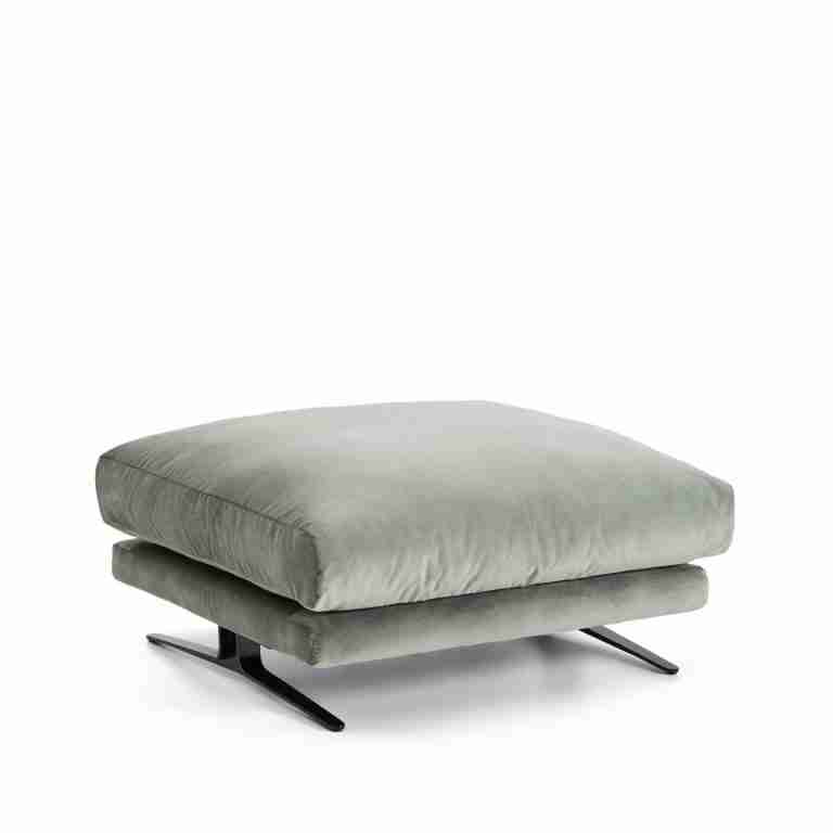 Kave Home Hocker Veliro Velvet - Groen