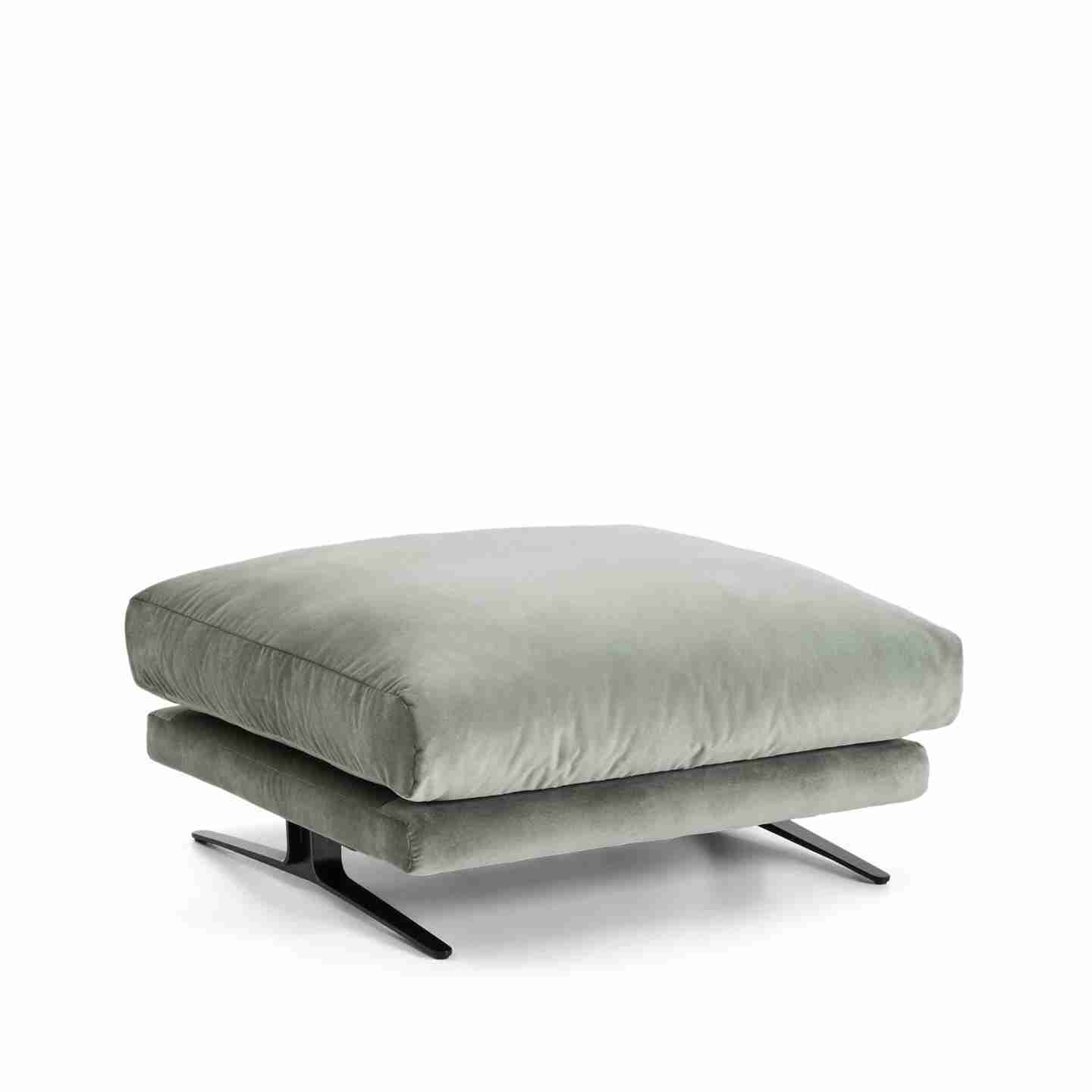 Kave Home Hocker Veliro Velvet - Groen