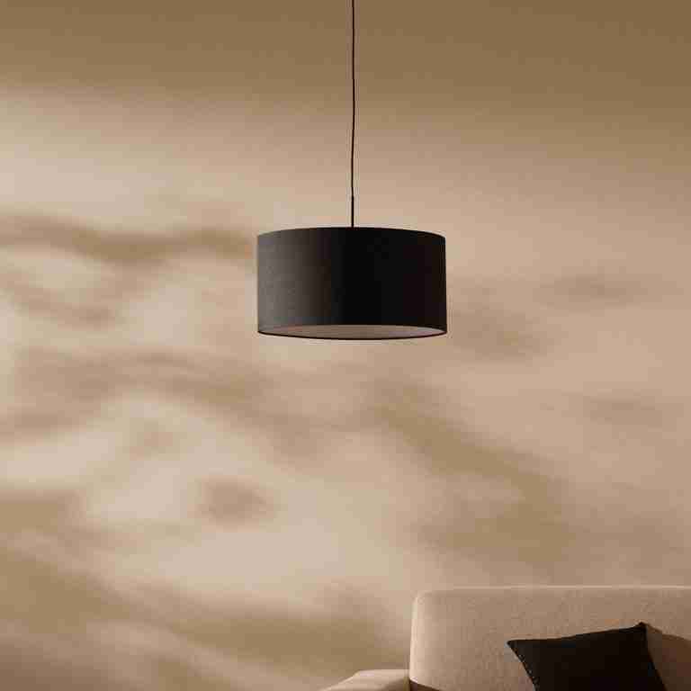 Kave Home Lampenkap Santana √ò50cm - Zwart