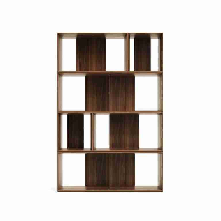 Kave Home Modulair Wandrek Litto Walnoot, 152 x 101cm
