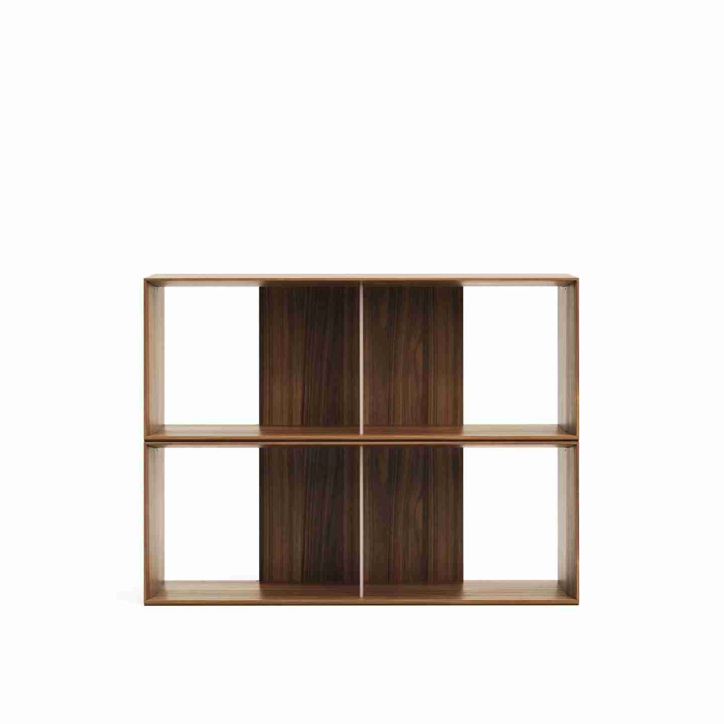 Kave Home Modulair Wandrek Litto Walnoot, 76 x 101cm