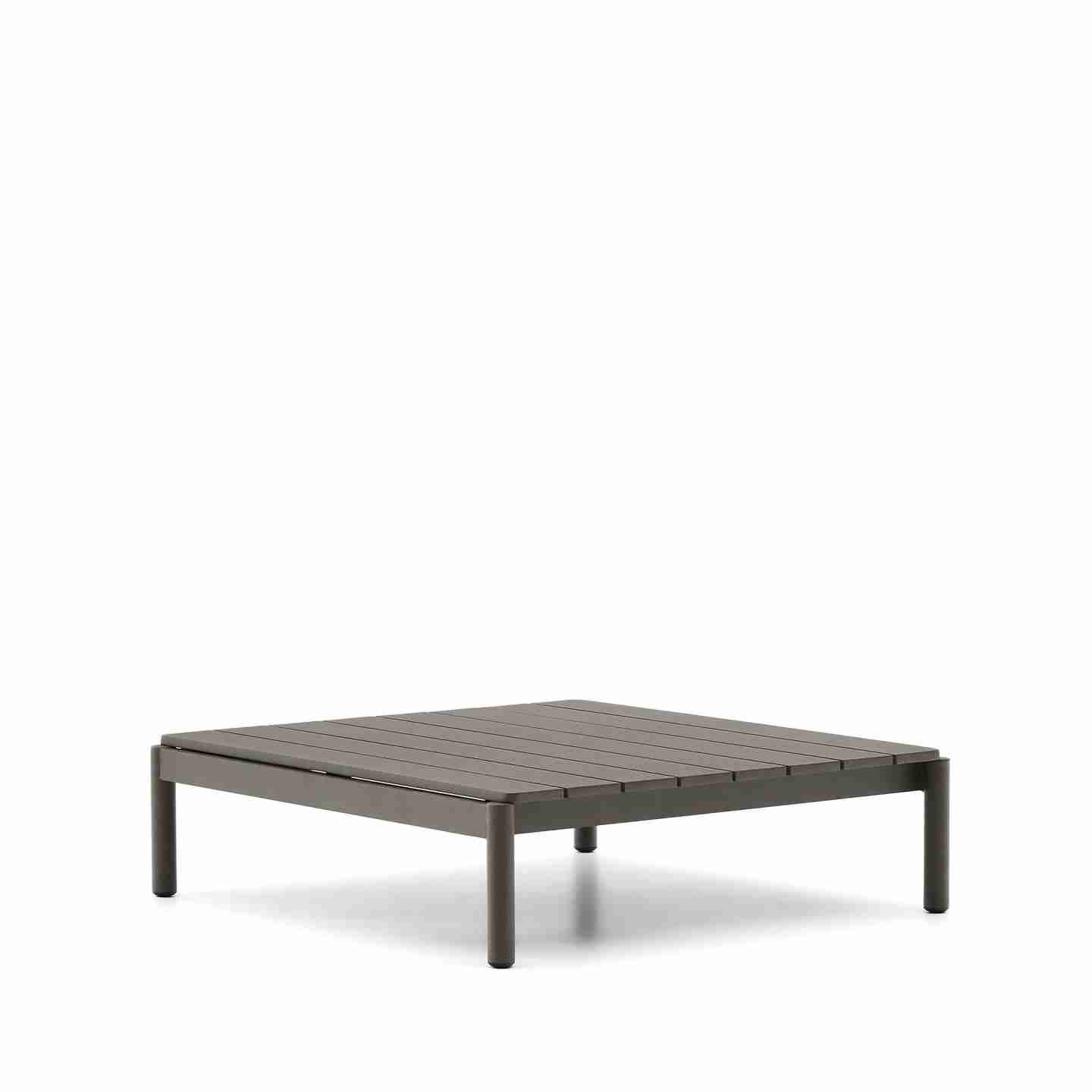 Kave Home Outdoor Salontafel Sorells 89 x 91cm - Donkergroen - Vierkant