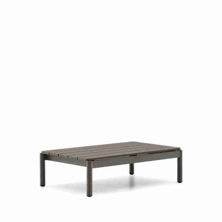 Kave Home Outdoor Salontafel Sorells 91 x 57cm - Donkergroen