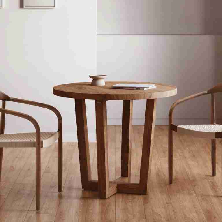 Kave Home Ronde Bistrotafel Nahla Acaciahout, 90cm