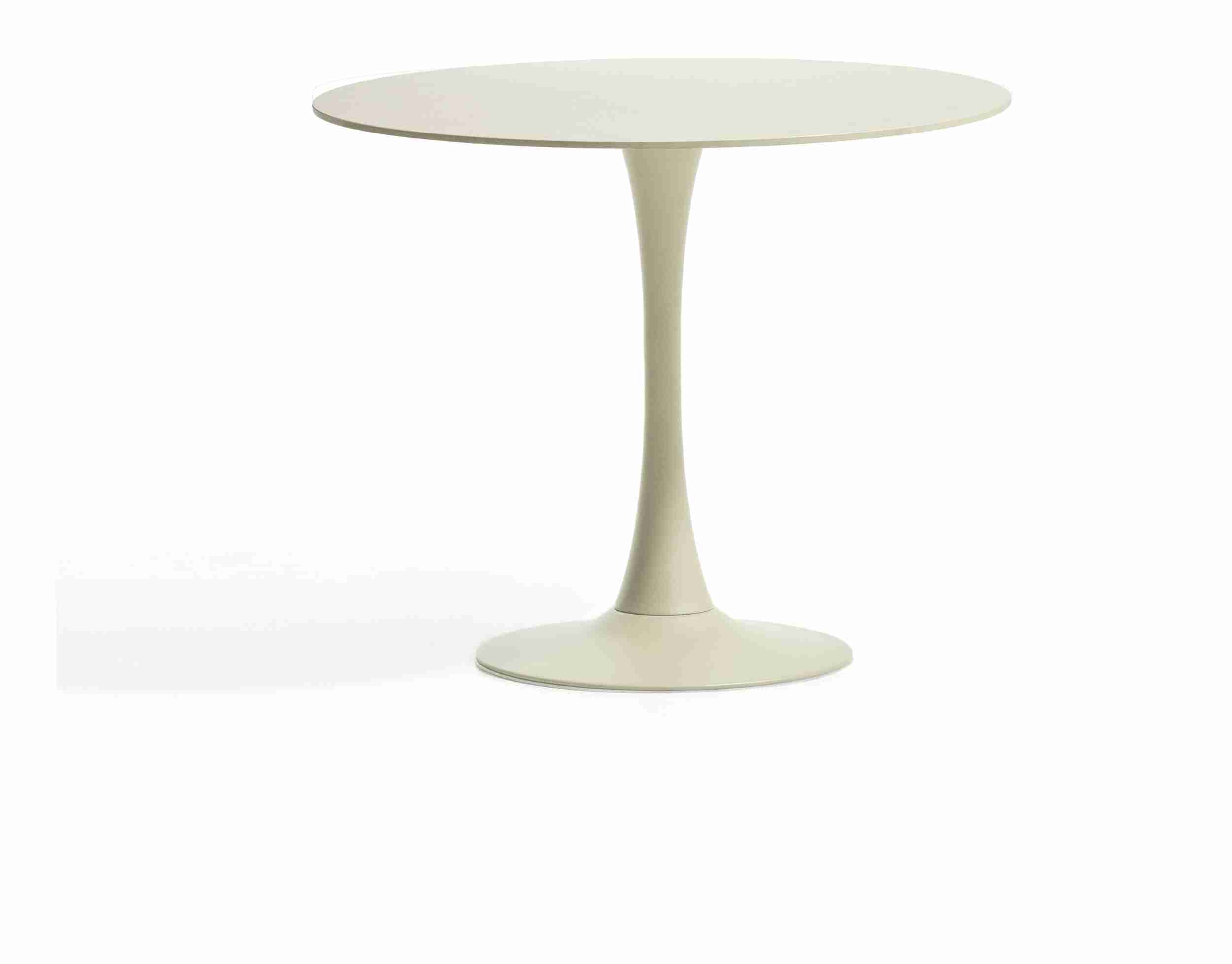 Kave Home Ronde Bistrotafel Vedira Keramiek, √ò90cm - Beige