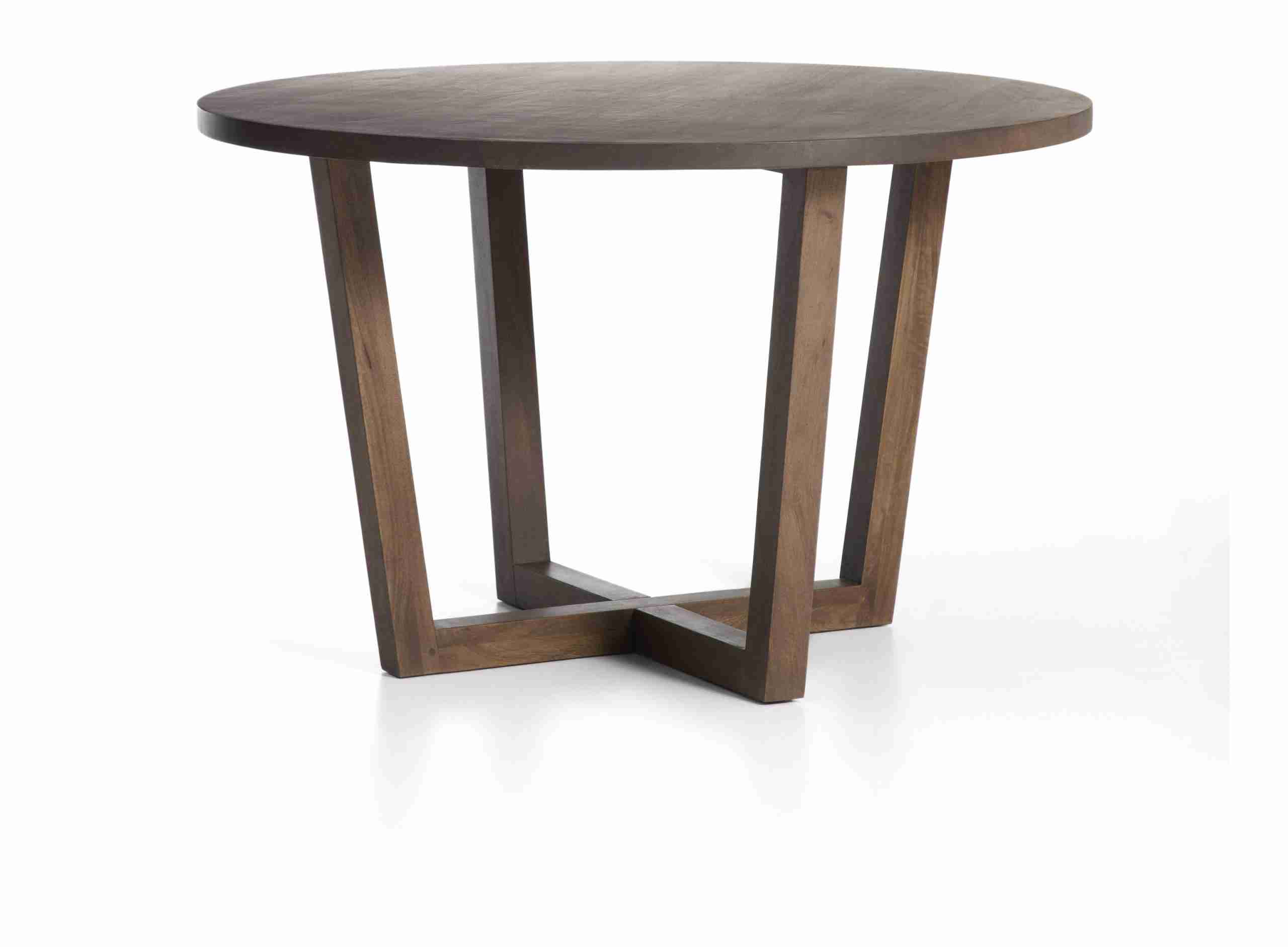 Kave Home Ronde Eettafel Nahla Mangohout, √ò120cm - Bruin