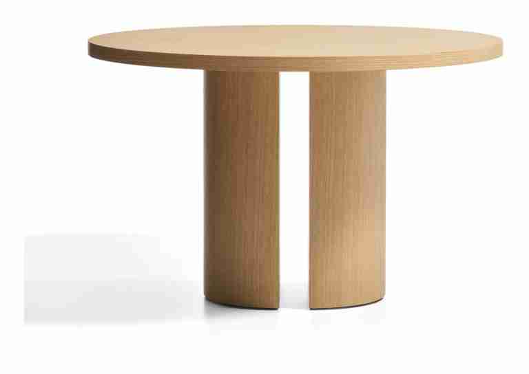 Kave Home Ronde Eettafel Nealy Eiken, √ò120cm - Naturel