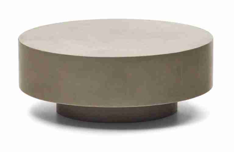 Kave Home Ronde Salontafel Garbet Cement, √ò80cm - Grijs