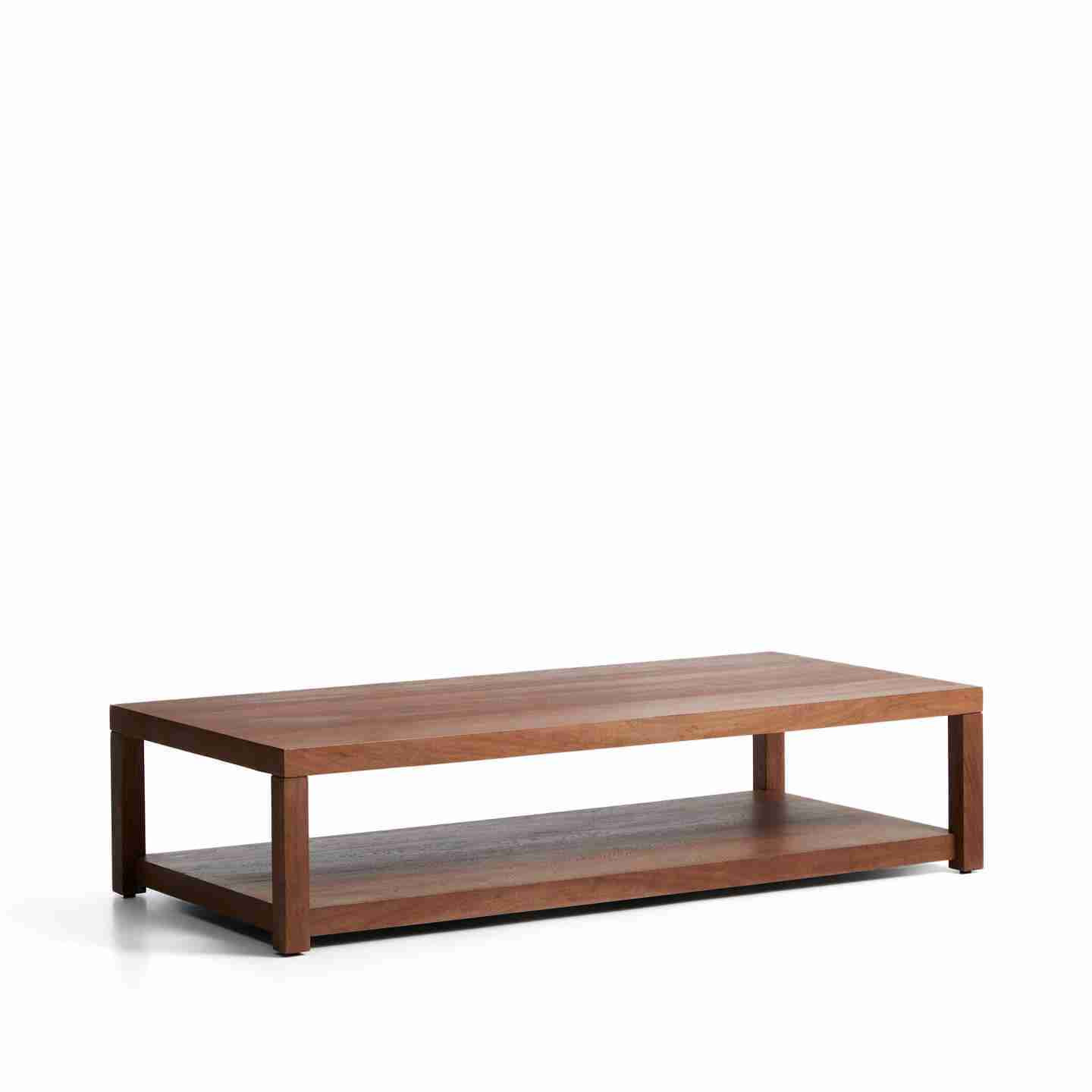 Kave Home Salontafel Norani Acaciahout, 150 x 70cm - Bruin