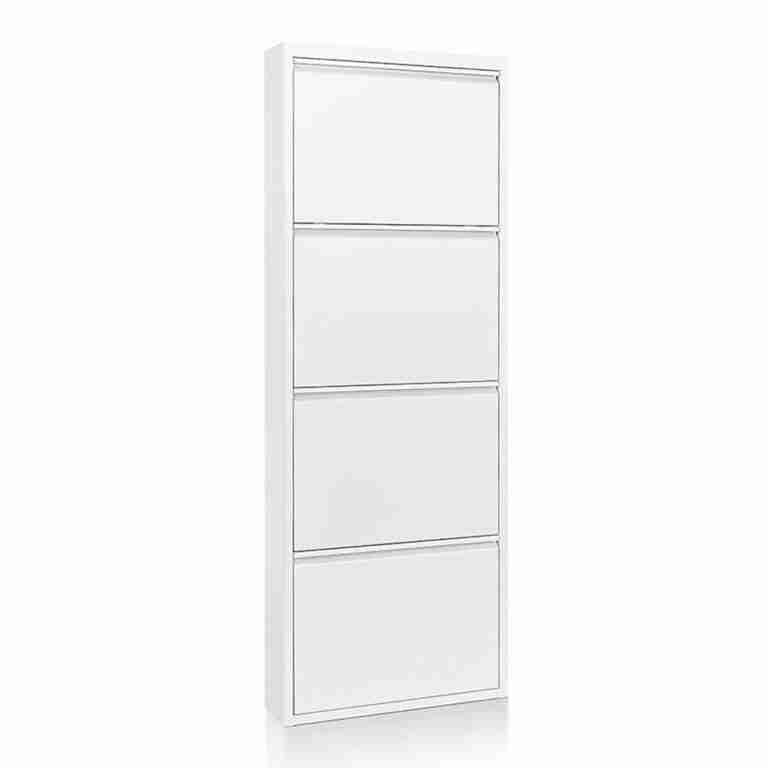 Kave Home Schoenenkast Bogota 4-deurs - Wit