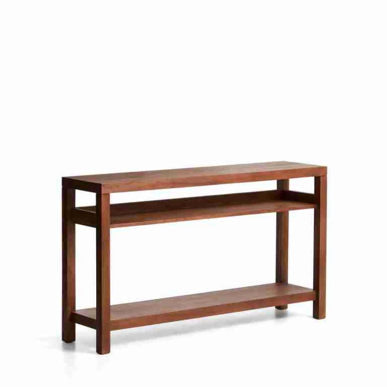 Kave Home Sidetable Norani Acaciahout, 140cm - Bruin