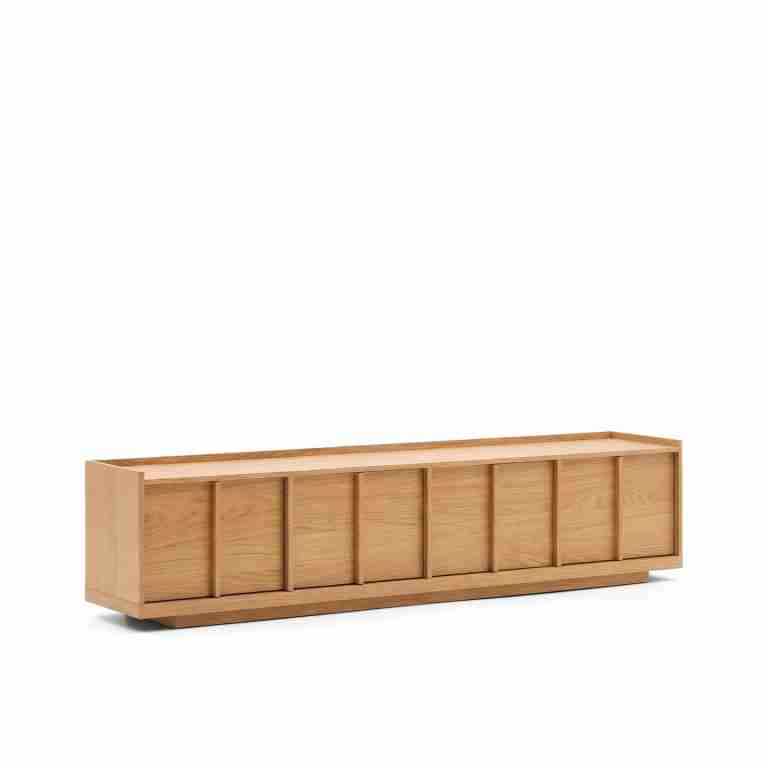 Kave Home TV-meubel Onix Eiken, 200cm - Naturel