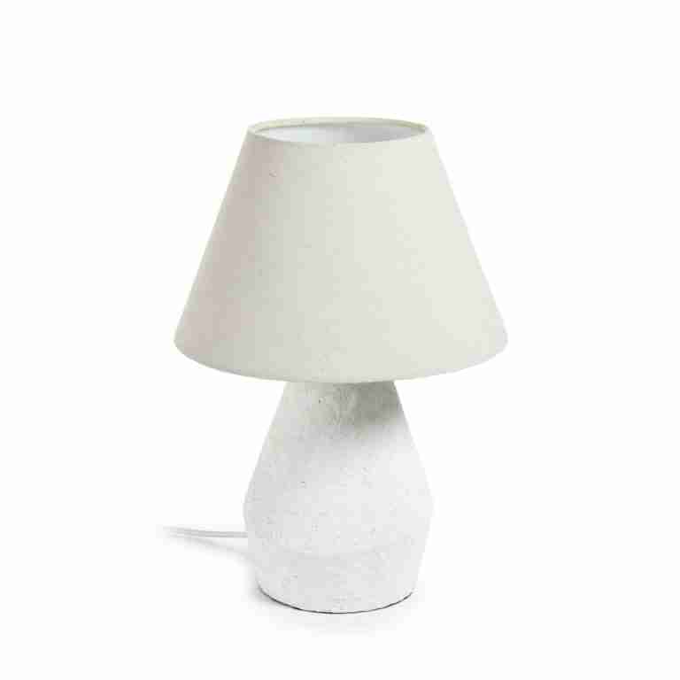 Kave Home Tafellamp Noara Magnesium - Wit