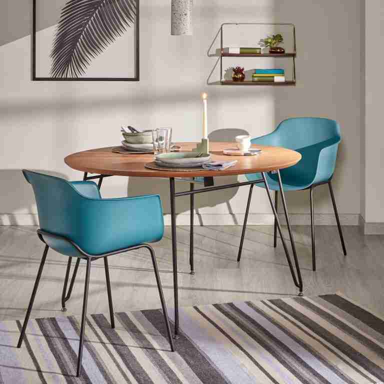 Kave Home Uitschuifbare Ronde Eettafel Novac √ò120 x 120 - 200cm - Naturel