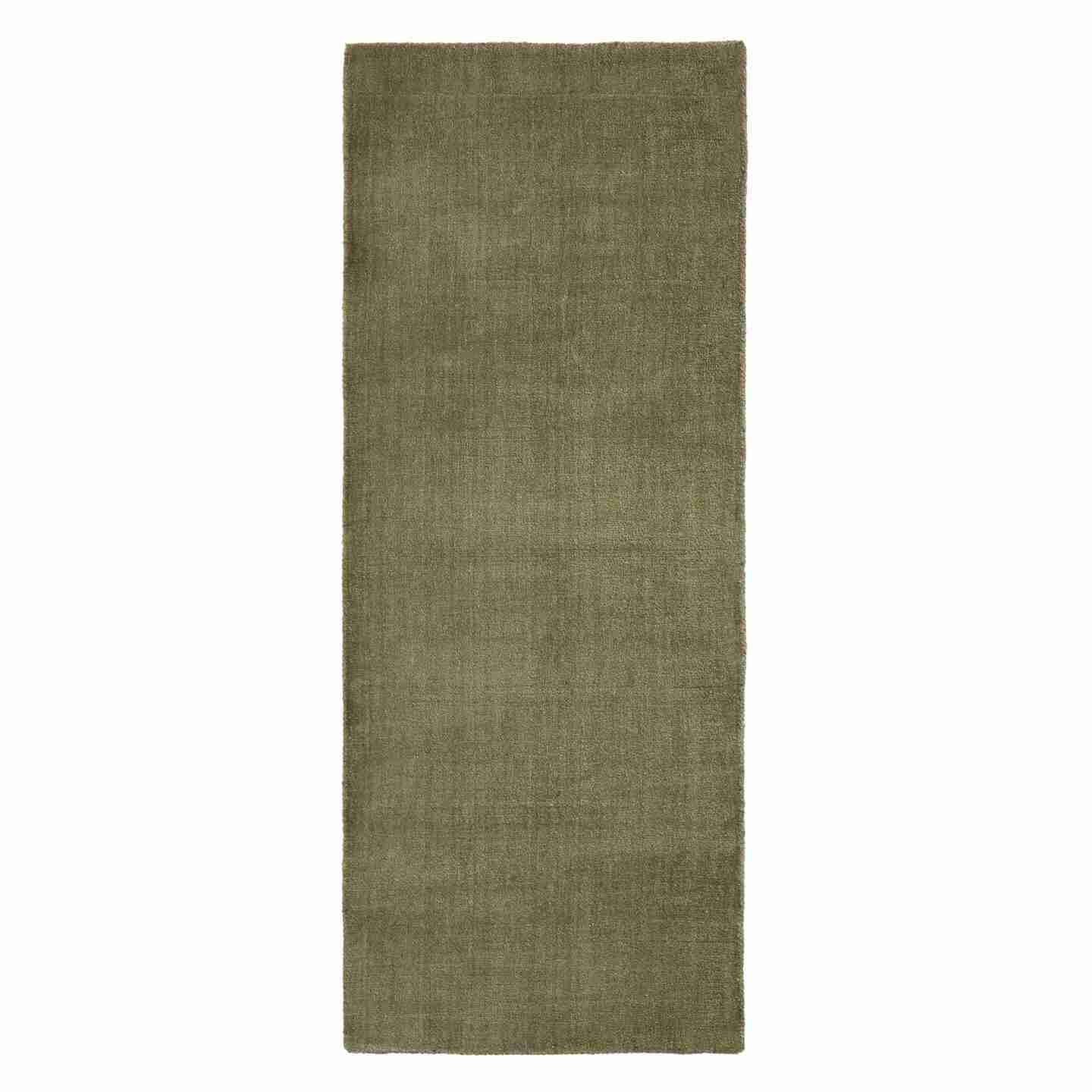 Kave Home Vloerkleed Empuries 80 x 200cm - Donkergroen