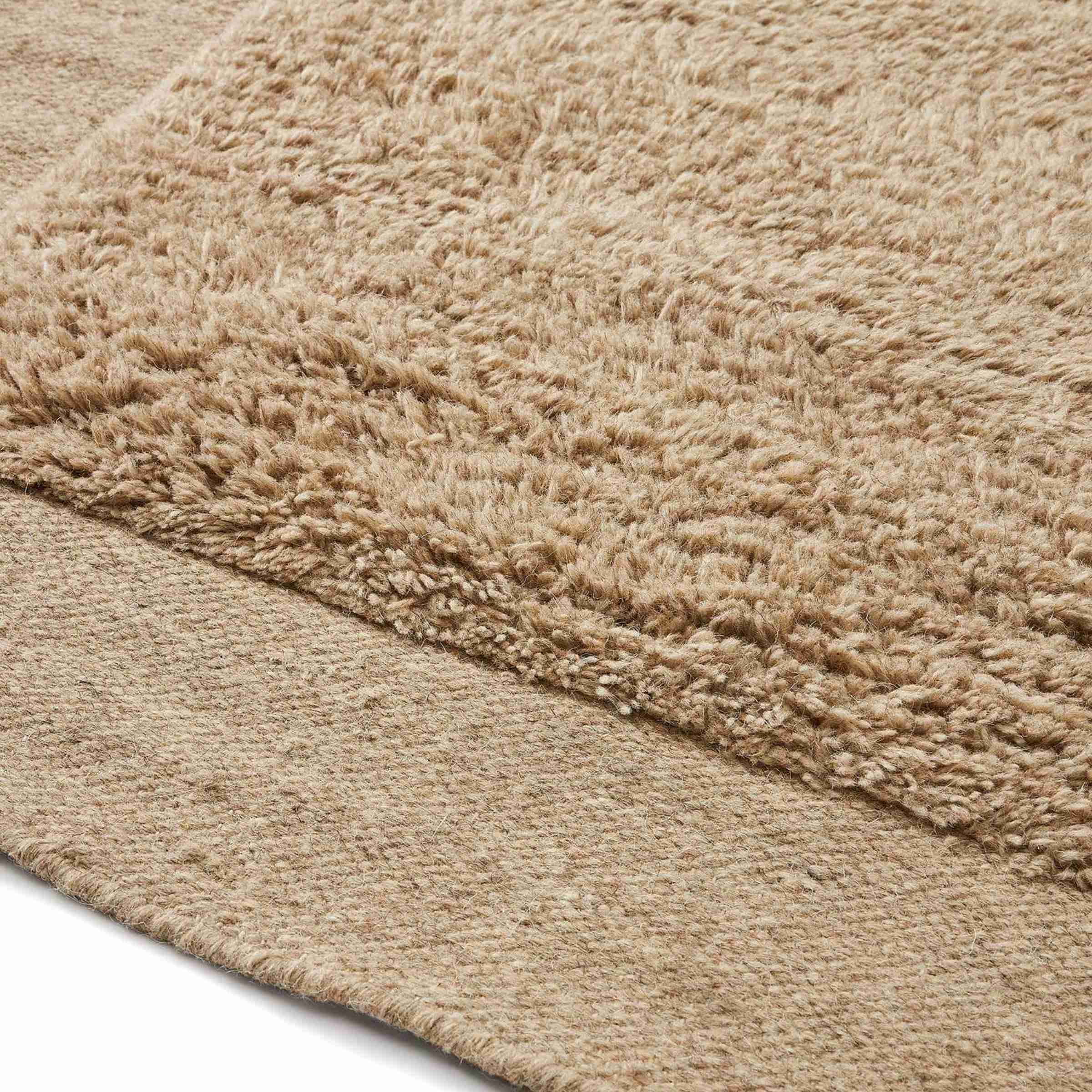 Kave Home Vloerkleed Marely Wol, 160 x 230cm - Beige