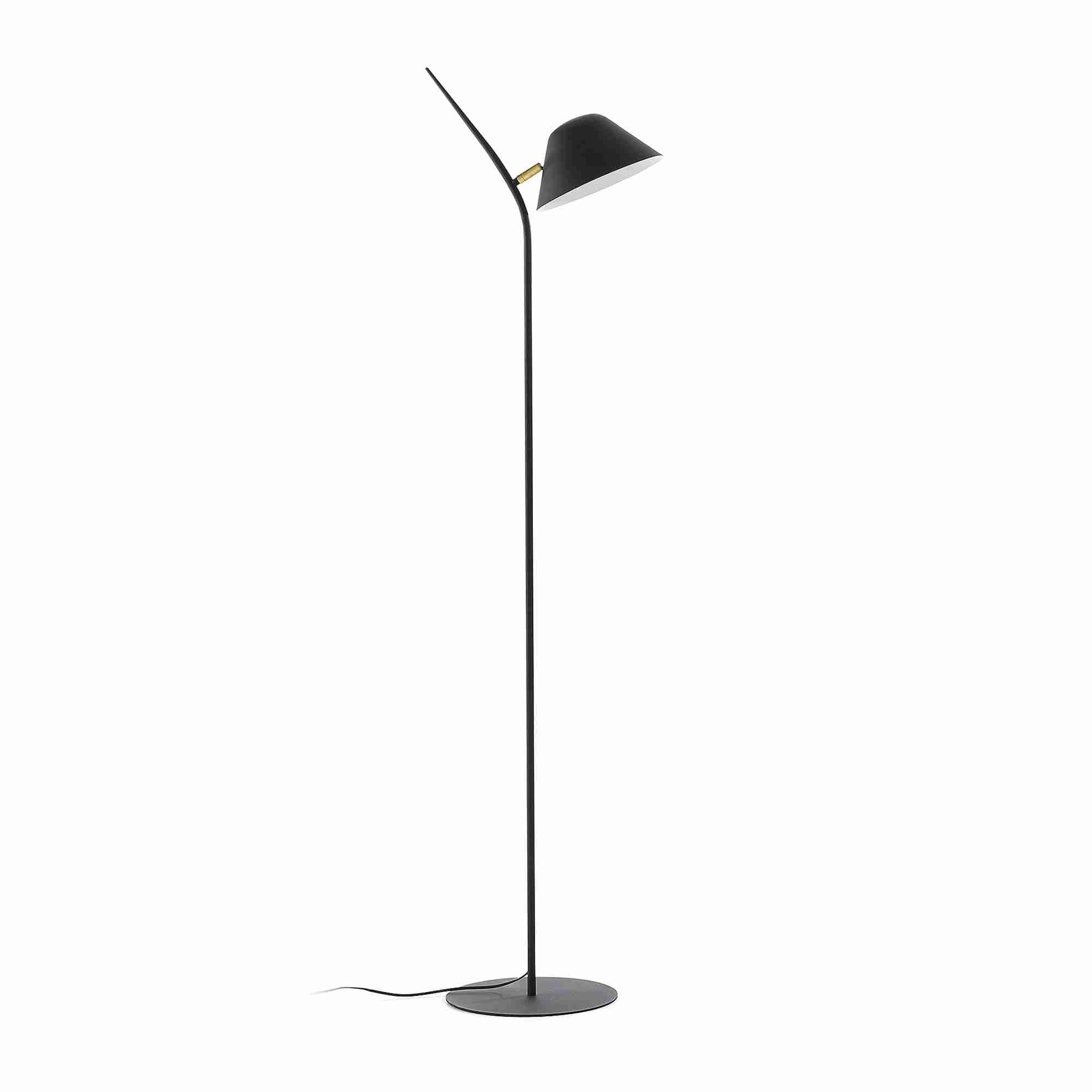 Kave Home Vloerlamp Aurelia - Zwart