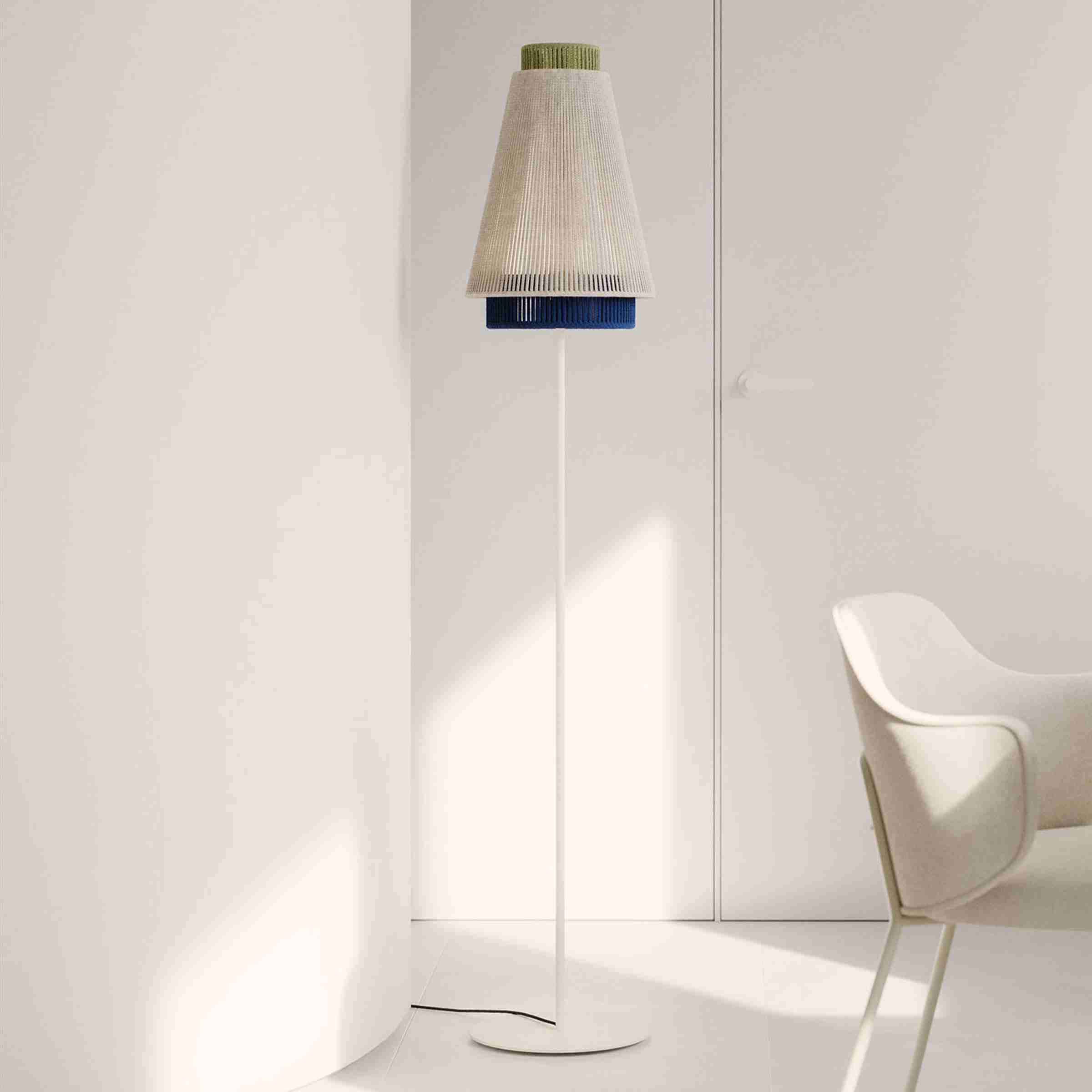 Kave Home Vloerlamp Yuvia 163cm, Jute - Meerkleurig