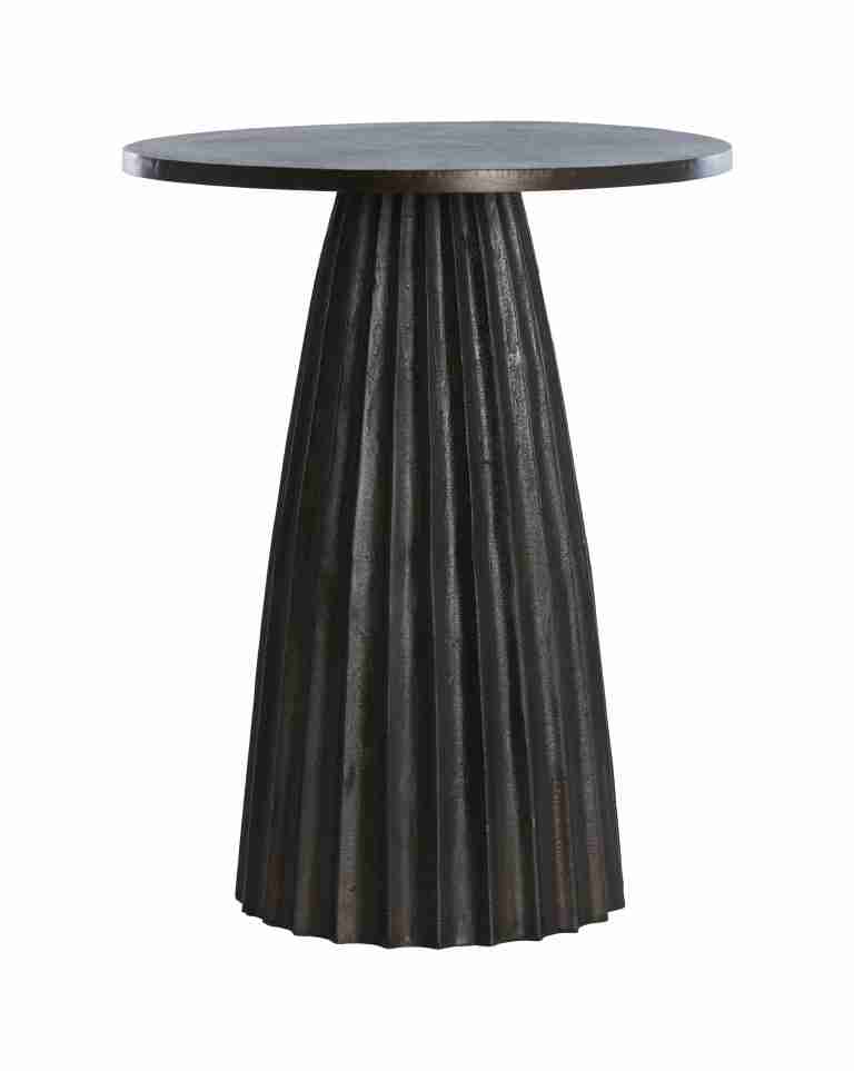 Light & Living Bijzettafel Veglia 40cm - Donkerbruin - Rond