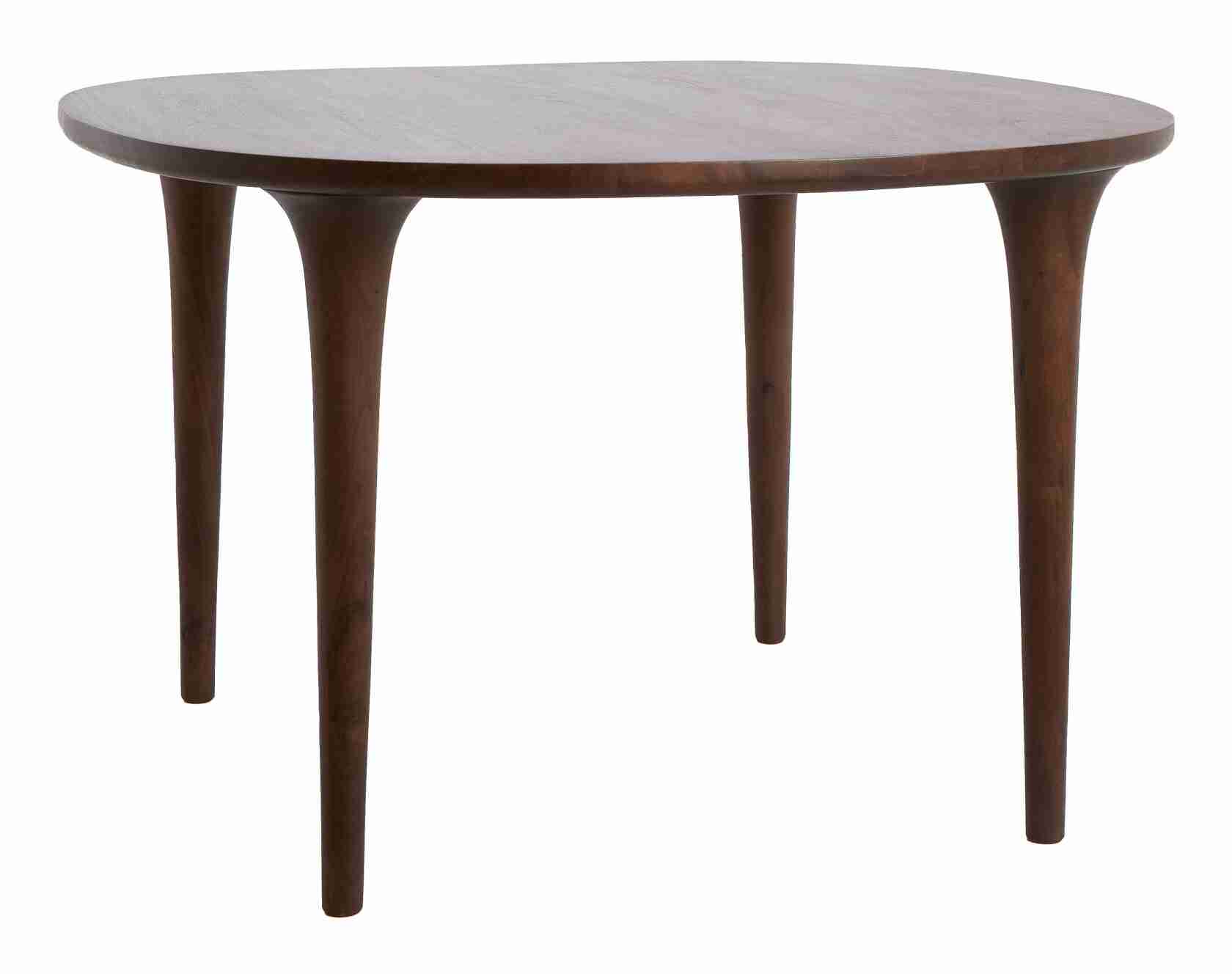 Light & Living Eettafel Zale Acaciahout, √ò120cm - Donkerbruin - Rond