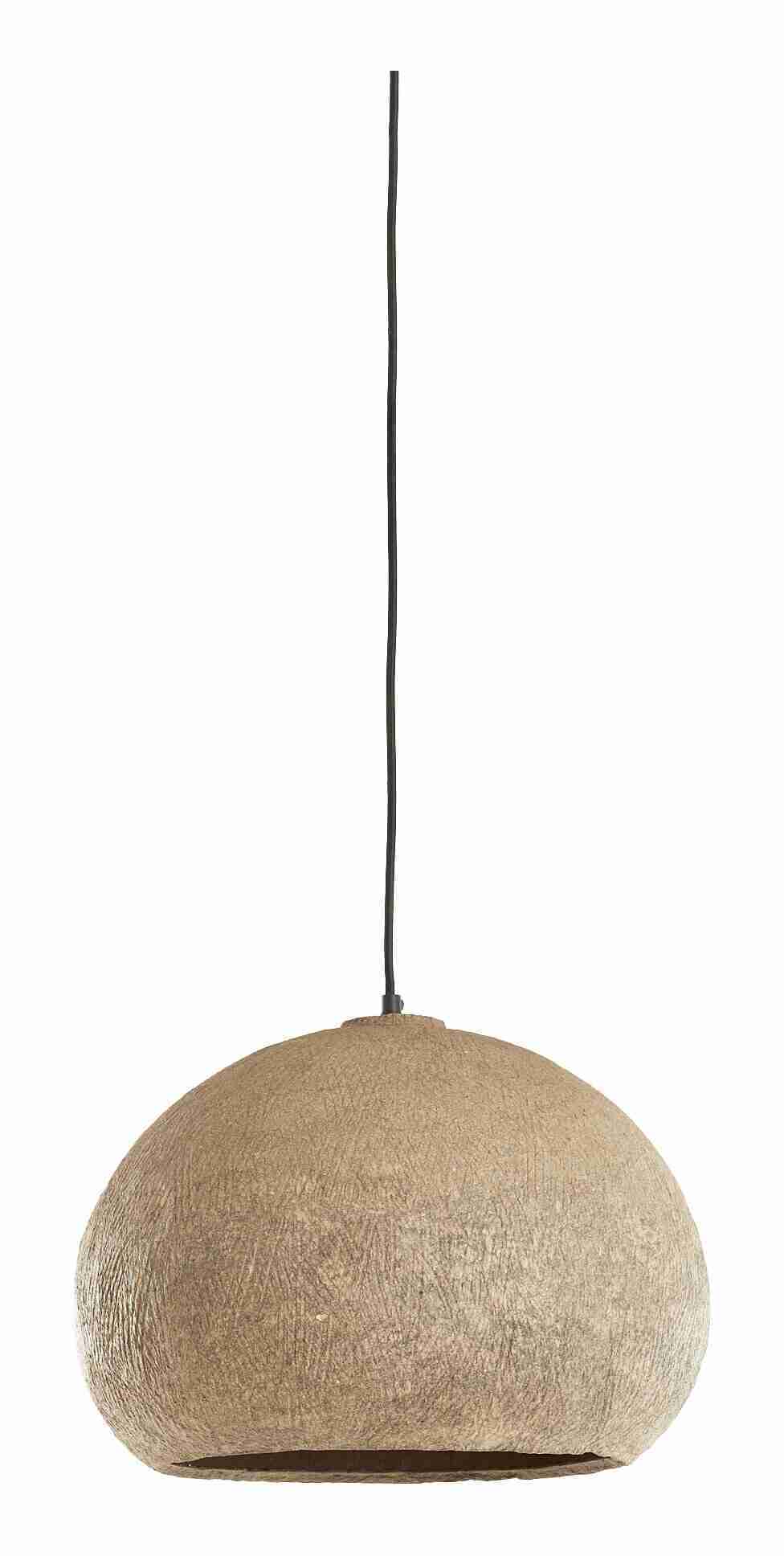 Light & Living Hanglamp Celmiros Papier-mach√©, √ò41cm - Grijs - Rond