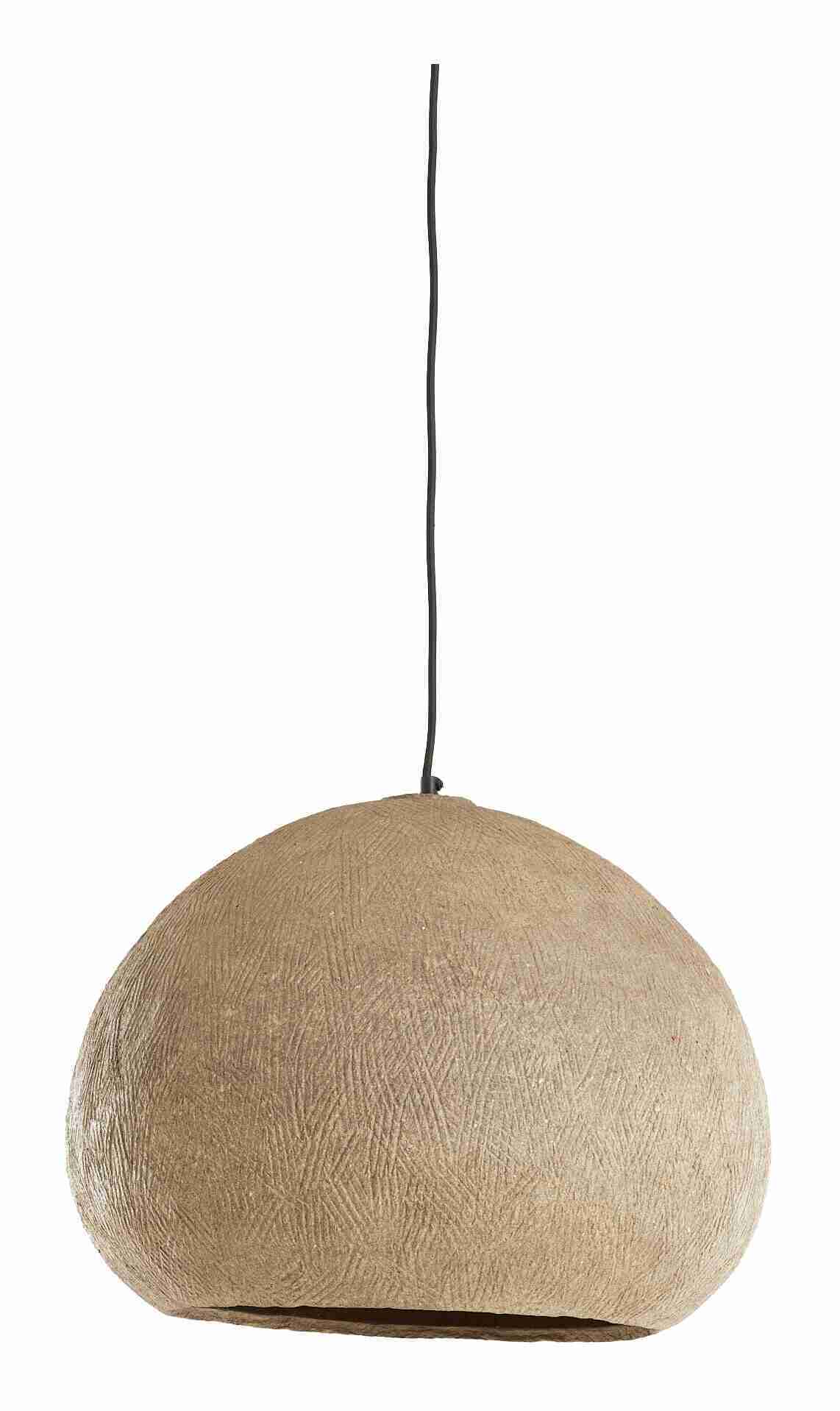 Light & Living Hanglamp Celmiros Papier-maché, √ò51cm - Grijs - Rond