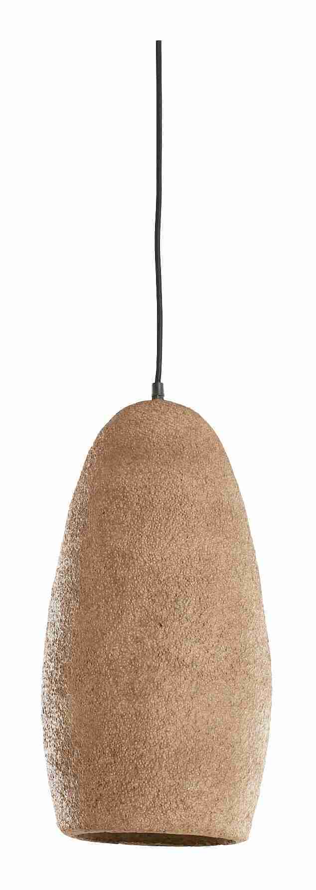 Light & Living Hanglamp Divala Papier-maché, √ò24cm - Antiek Terra - Rond