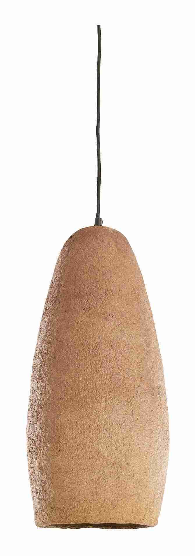 Light & Living Hanglamp Divala Papier-mach√©, √ò26cm - Antiek Terra - Rond