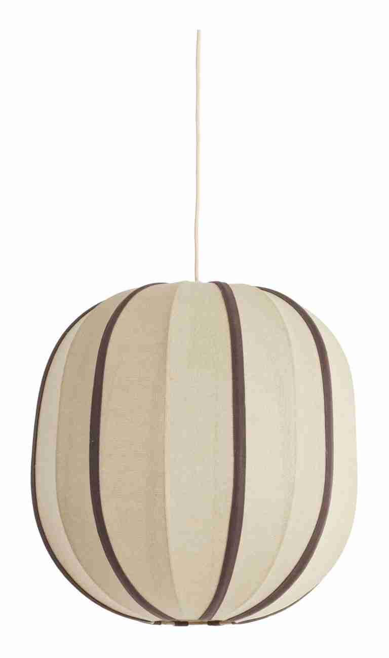 Light & Living Hanglamp Esmiria √ò51cm - Naturel/Donkerbruin - Rond