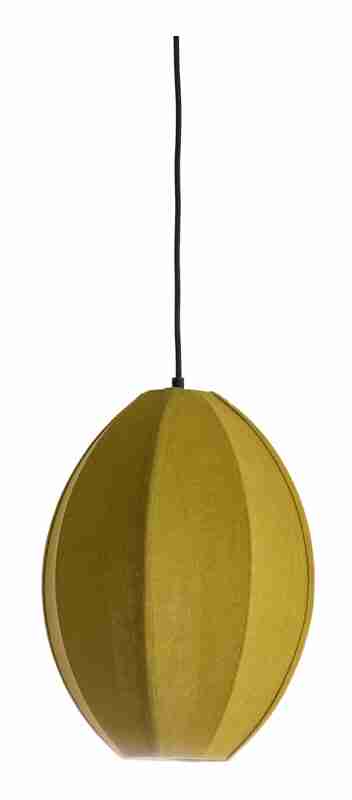Light & Living Hanglamp Milatos Jute, √ò28cm - Olijfgroen - Rond