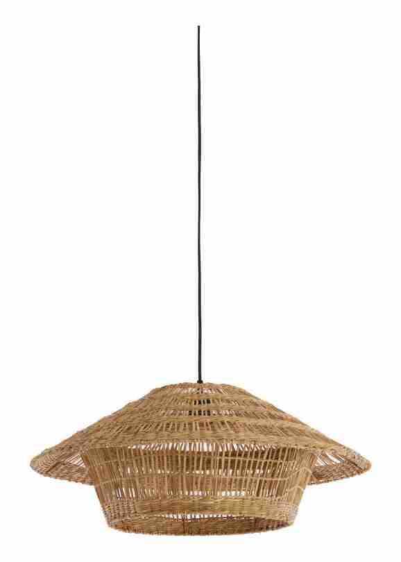 Light & Living Hanglamp Owana Zeegras, √ò64cm - Naturel - Rond