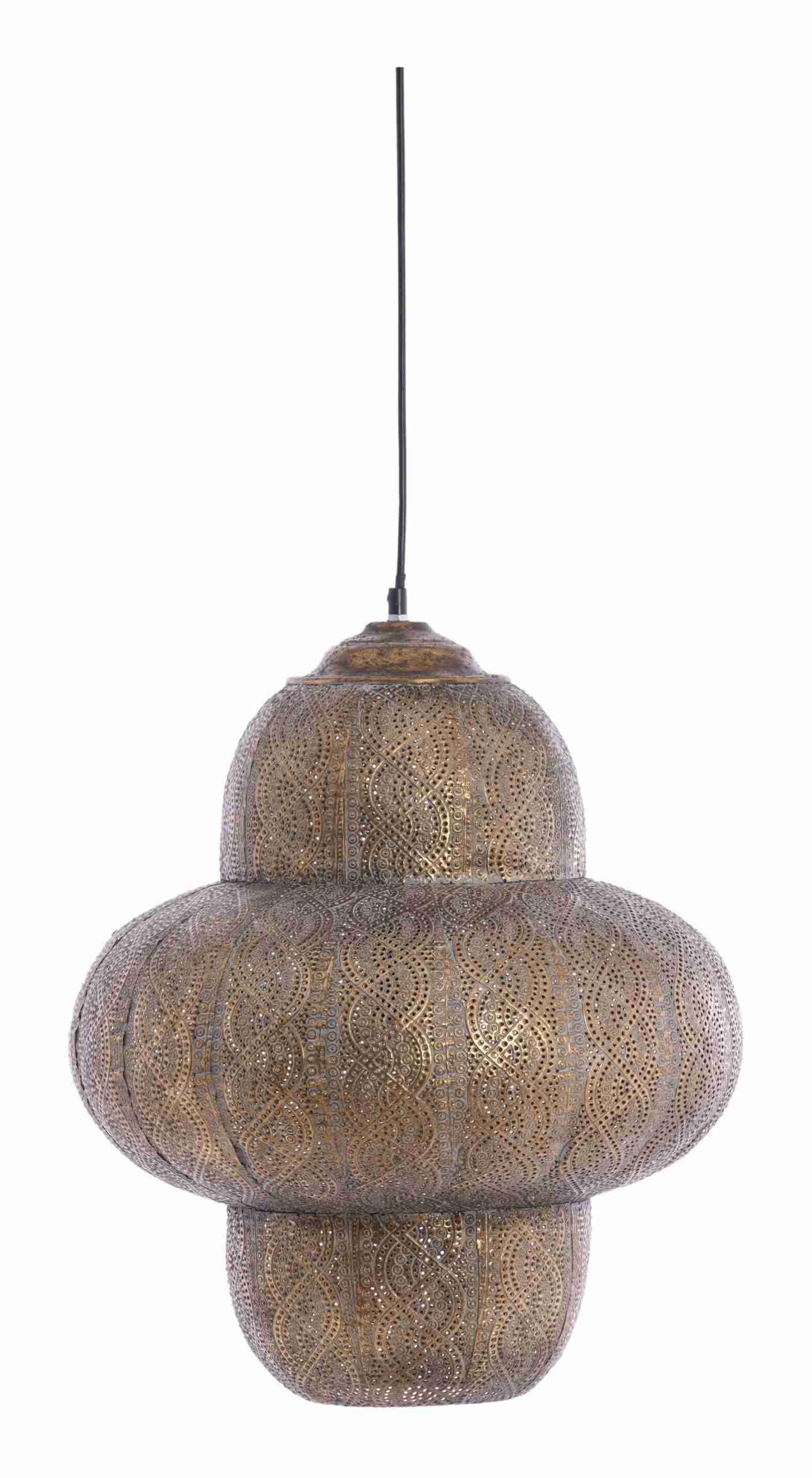 Light & Living Hanglamp Ryota Metaal, √ò42cm - Goud - Rond