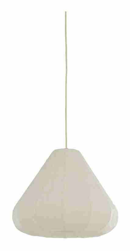 Light & Living Hanglamp Sarella Gevouwen papier, √ò45cm - WIT - Rond