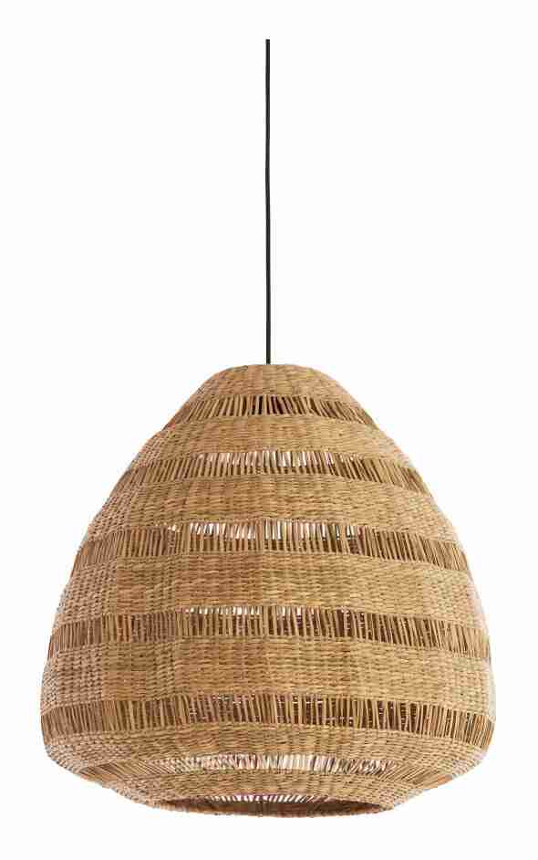 Light & Living Hanglamp Soluna Zeegras, √ò56cm - Naturel - Rond