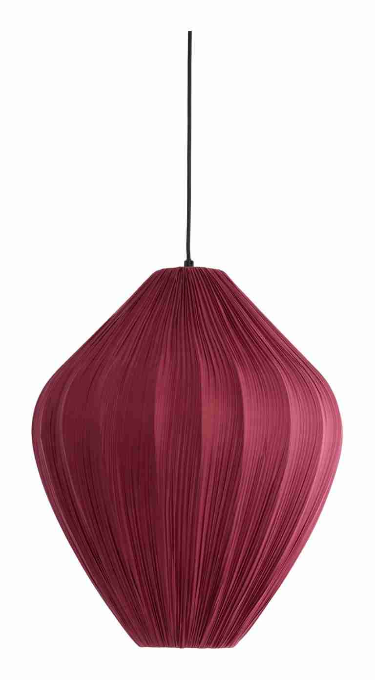Light & Living Hanglamp Verita √ò47cm - Bordeaux - Organisch