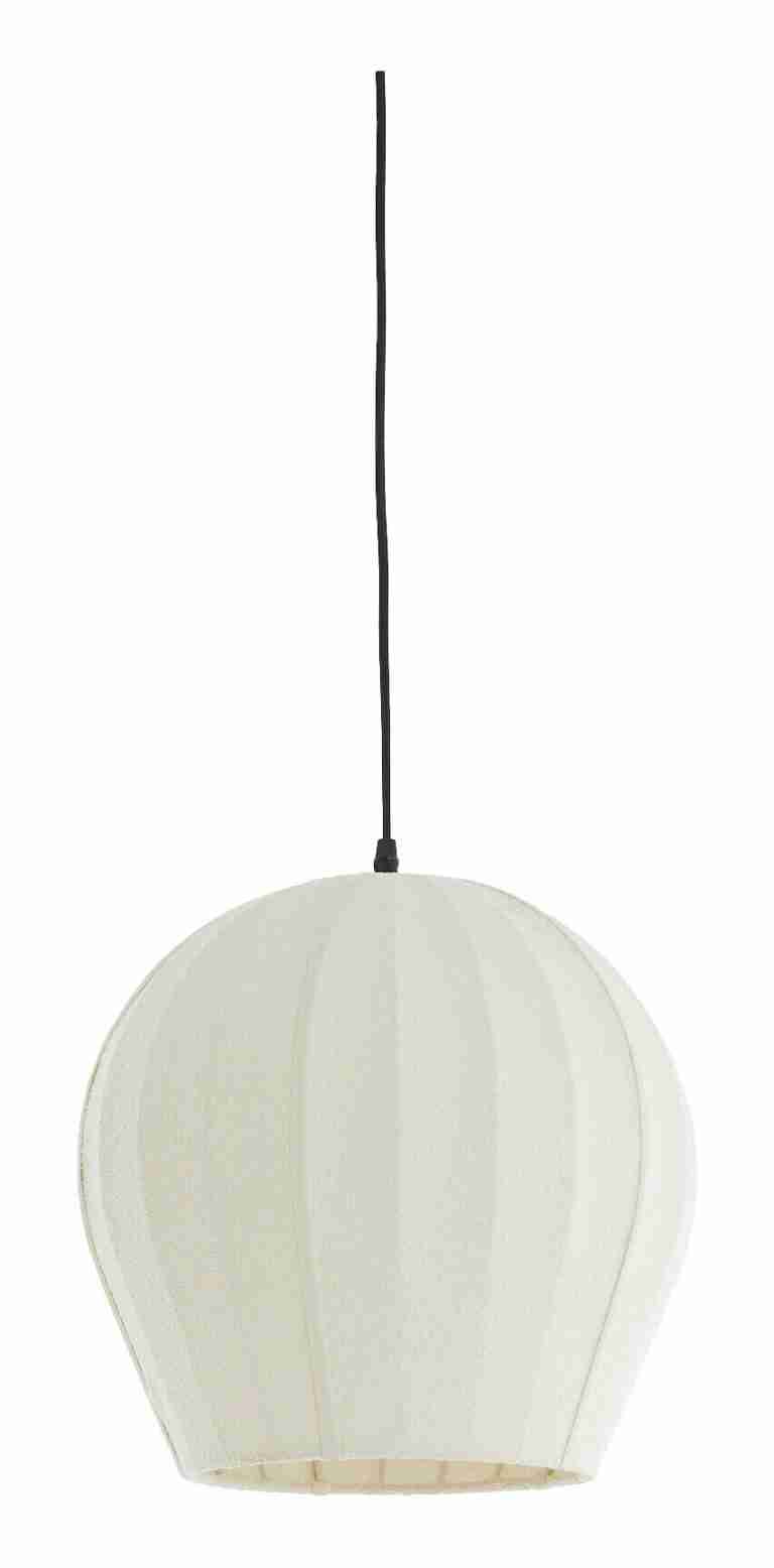 Light & Living Hanglamp Zagori Bouclé, √ò35cm - Crëme - Rond