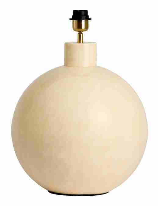 Light & Living Lampvoet Benu 41cm - Lichtroze/Crëme (excl. kap) - Rond