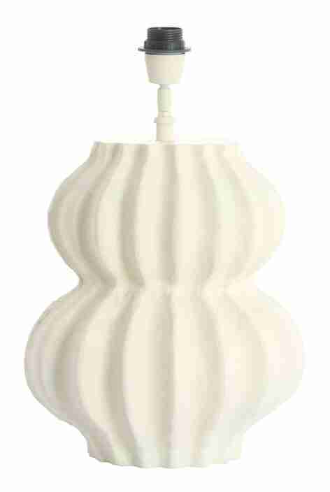 Light & Living Lampvoet Kelian 38cm - Crëme (excl. kap) - Ovaal