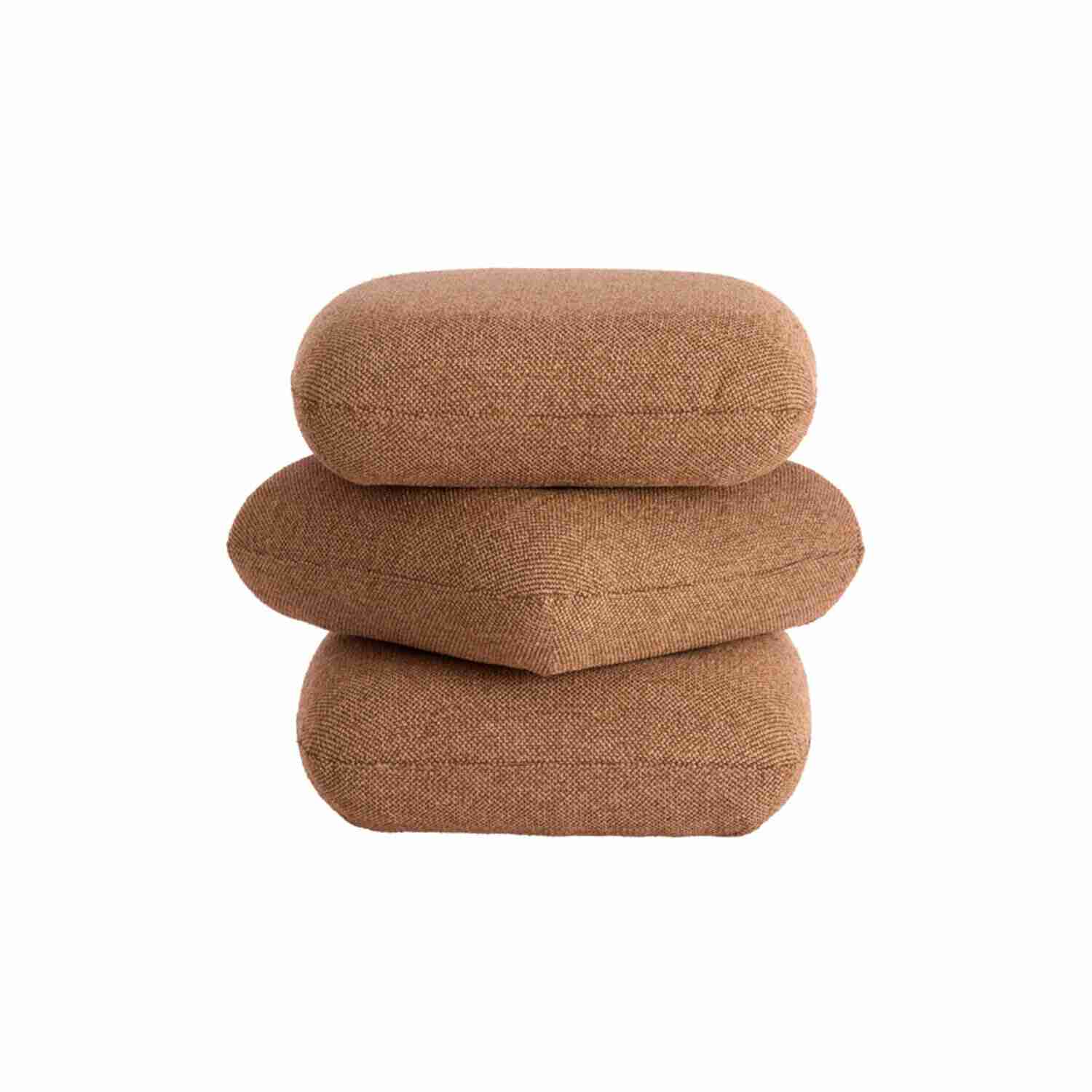 Light & Living Poef Laurie 45cm - Terra