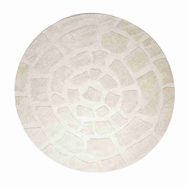 Light & Living Rond Vloerkleed Bajelo 220cm - Beige