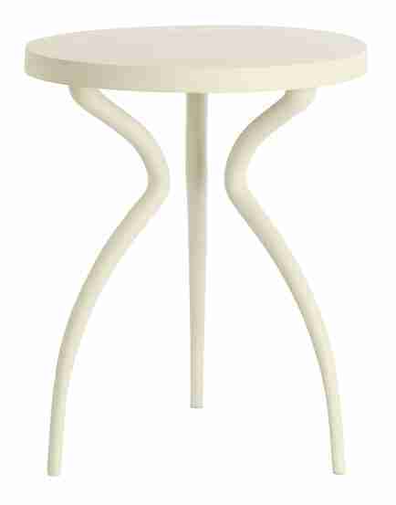 Light & Living Ronde Bijzettafel Bodin √ò40cm - Crëme