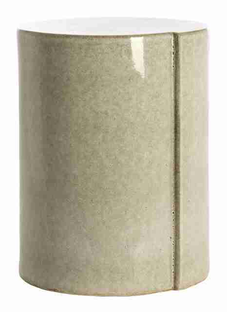Light & Living Ronde Bijzettafel Chulilla Keramiek, √ò33cm - Grijs