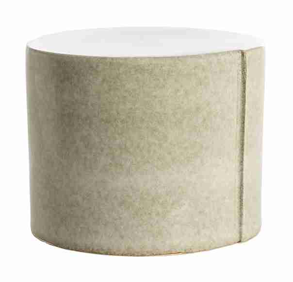 Light & Living Ronde Bijzettafel Chulilla Keramiek, √ò42cm - Grijs