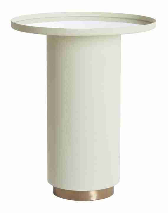 Light & Living Ronde Bijzettafel Fatima √ò46cm - Crëme