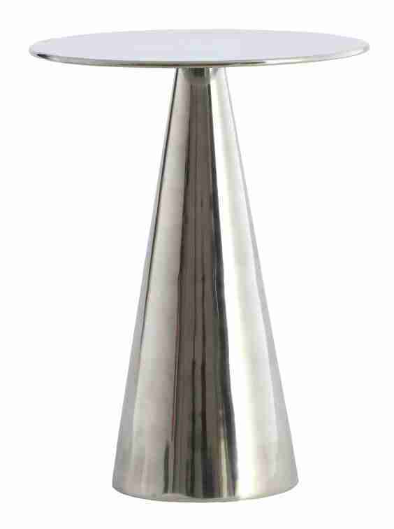Light & Living Ronde Bijzettafel Leova √ò39cm - Nikkel