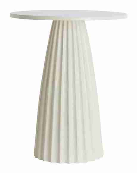 Light & Living Ronde Bijzettafel Veglia √ò45cm - Crëme