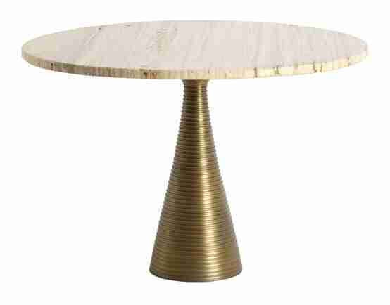 Light & Living Ronde Salontafel Bahia Travertin, √ò60cm - Zand