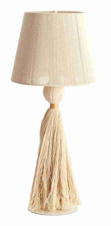 Light & Living Tafellamp Espino 70cm - Crëme - Rond