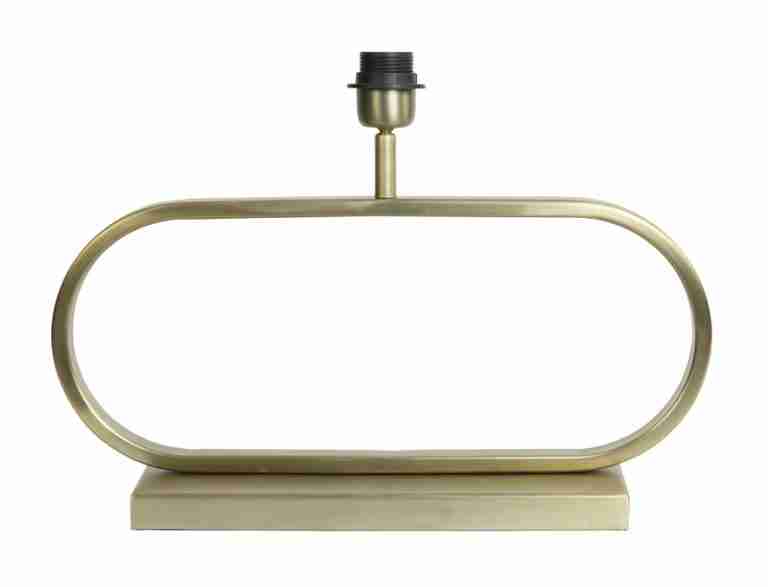Light & Living Tafellamp Jamiro 27cm - Lichtgoud (excl. kap)